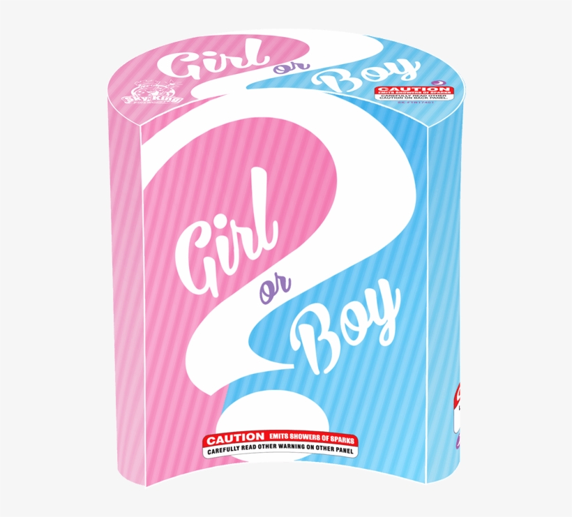 Moon Shaped Fountain Blue - Gender Reveal Firework Fountain, transparent png download