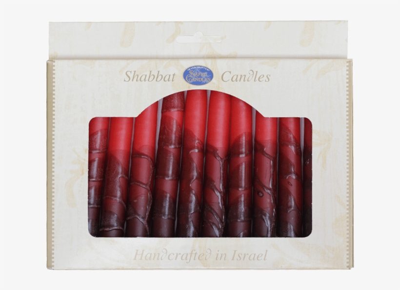 Box Of 12 Candles For Shabbat Hand-made In Tzfat, Israel - Shabbat Candles, transparent png download