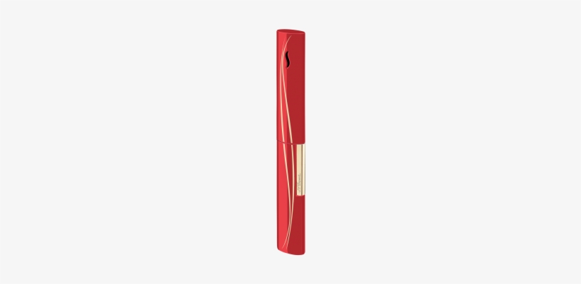 Candle Lighter The Wand Red Waves-gold - S.t. Dupont The Wand Candle Lighter, transparent png download
