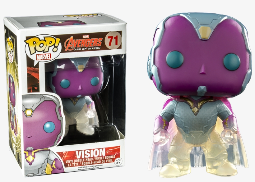 Marvel Avengers Vision - Vision Funko, transparent png download