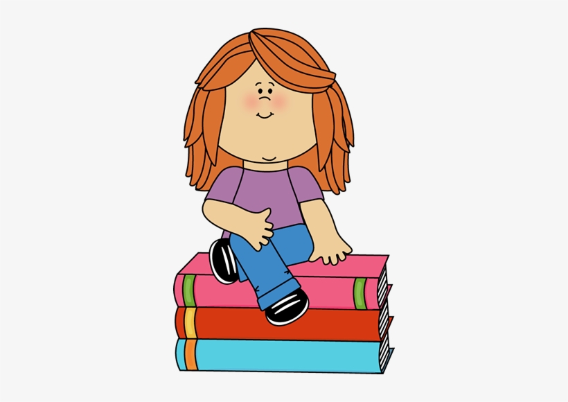 Anime Girl Clipart Female - Girl Clipart Sitting, transparent png download