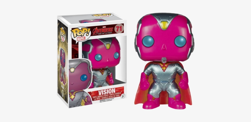 Age Of Ultron Funko Pop Vision - Vision Metallic Funko Pop, transparent png download