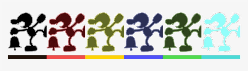 Game & Watch Palette - Mr Game And Watch, transparent png download