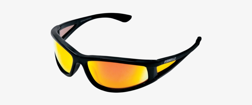 The Baja Black Frame/fire Mirror Lens - Sunglasses, transparent png download