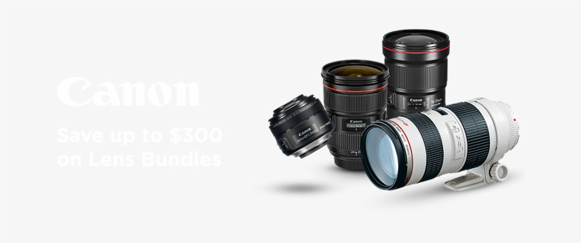 Canon Lens Bundle Sale - Canon Ef Telephoto Zoom Lens For Canon Ef - 70-200mm, transparent png download