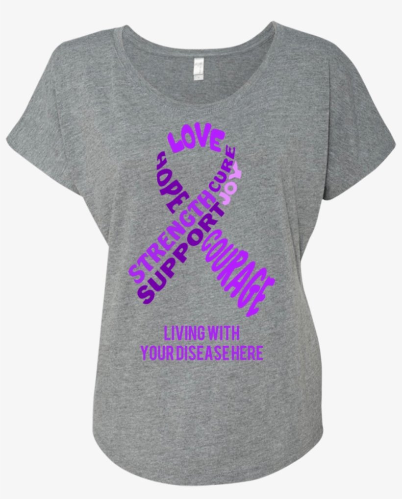 Lung Cancer Believe Ribbon Heart Women's Fashion T-shirt - Girls Just Wanna Have Fundamental Rights Supports Planned, transparent png download