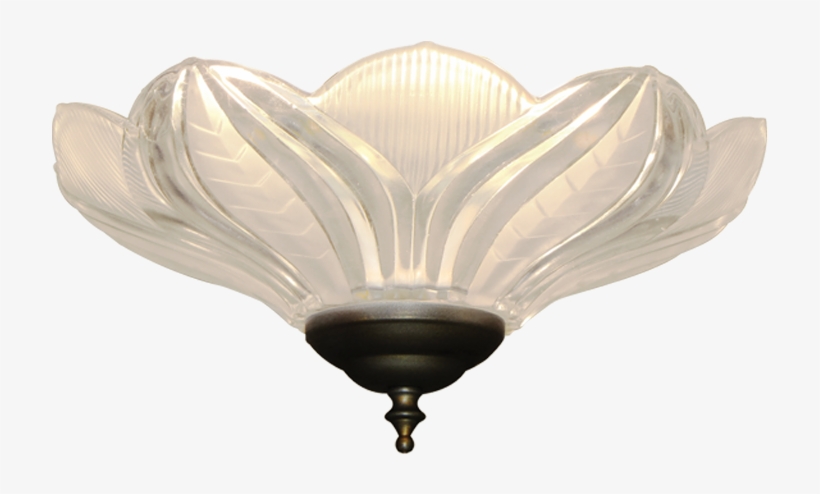 Picture Of 170 Artisan Glass Bowl Light - Ceiling Fan, transparent png download