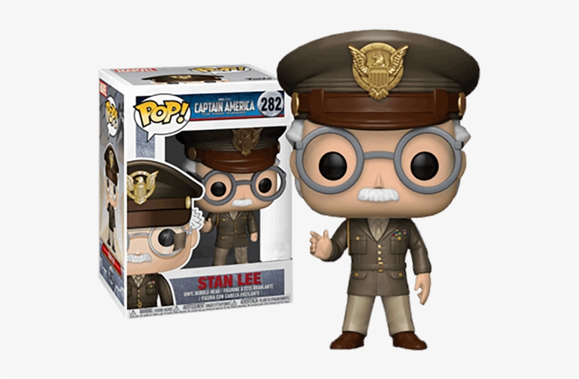 Stan Lee General Cameo Pop Vinyl Figure - Funko Pop Marvel Stan Lee, transparent png download