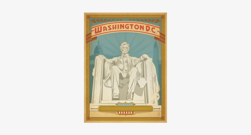 Lincoln Memorial By Andy Gregg And Joel Anderson - Art Print: Anderson Design Group's Washington, D.c., transparent png download