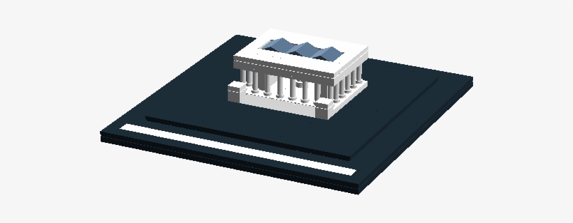 Microscale Lincoln Memorial - Electronics, transparent png download