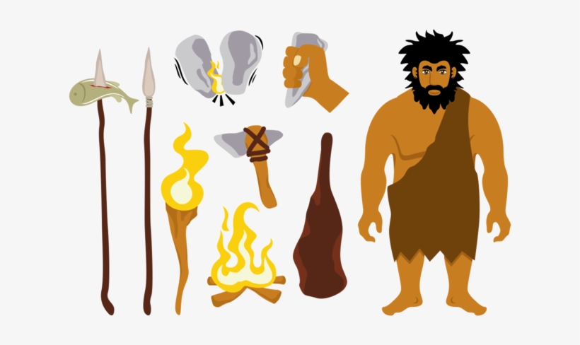 Spear Clipart Ice Age - Primitive Clip Art, transparent png download