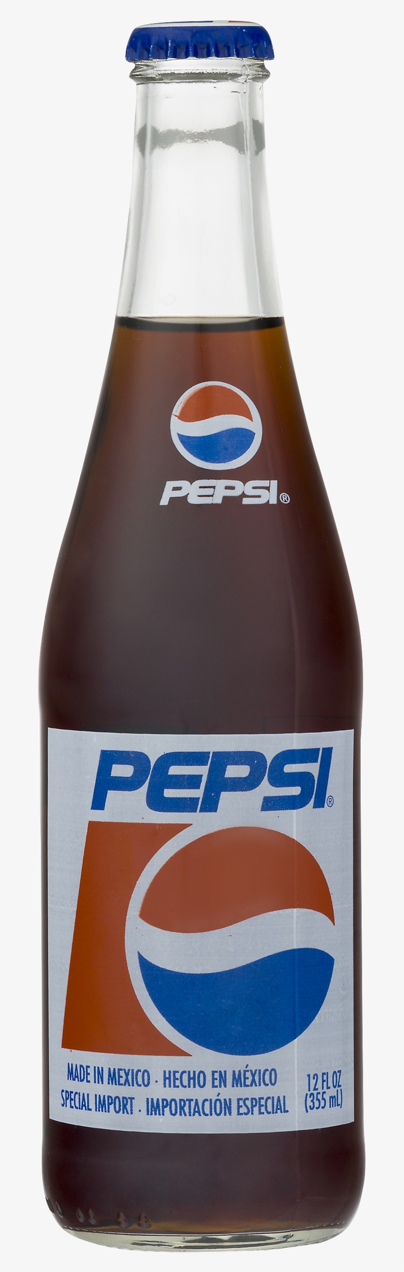 Pepsi Mexican Soda - 12 Fl Oz Bottle, transparent png download