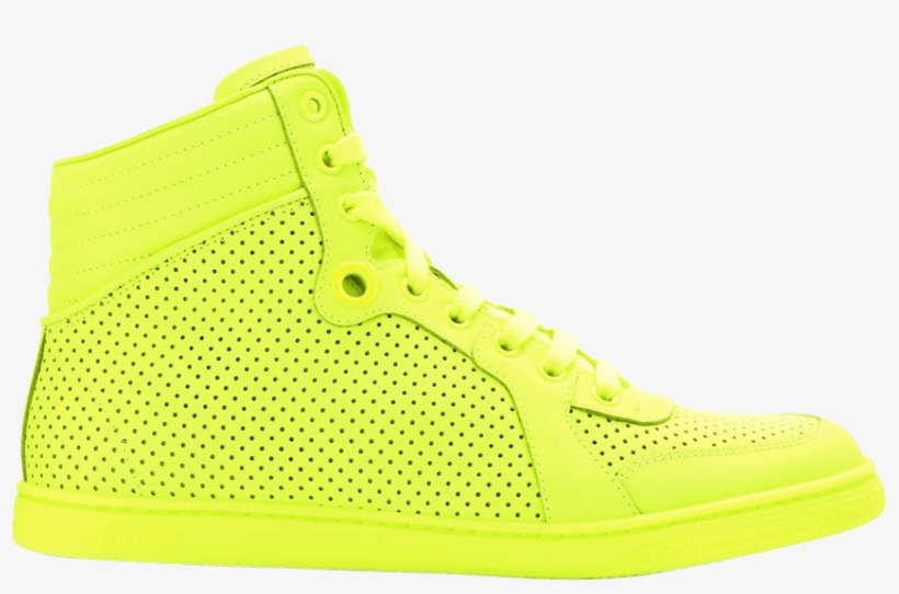 Gucci Leather Hightop - Sneakers, transparent png download