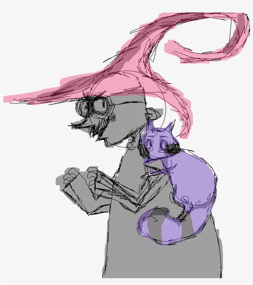 Evil And His Dumb Raccoon Sketch - Sketch, transparent png download