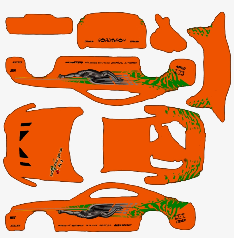 Brian Supra Decals, transparent png download