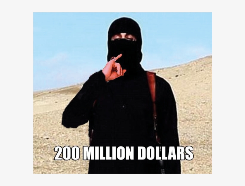 [5] In Figure, The Fearsome Image Of Jihadi John Morphs - Islamic State Memes, transparent png download