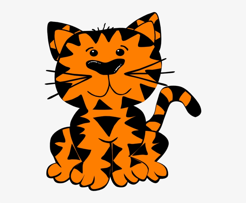 Tiger Eyes Clip Art Free - Orange Tiger Clipart, transparent png download