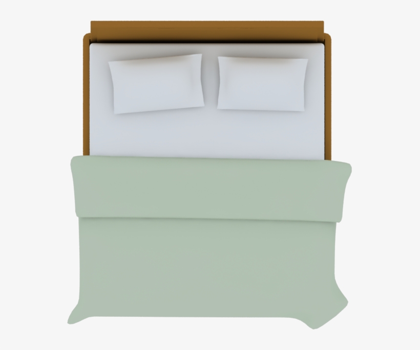 Cama En Planta Png - Studio Couch, transparent png download