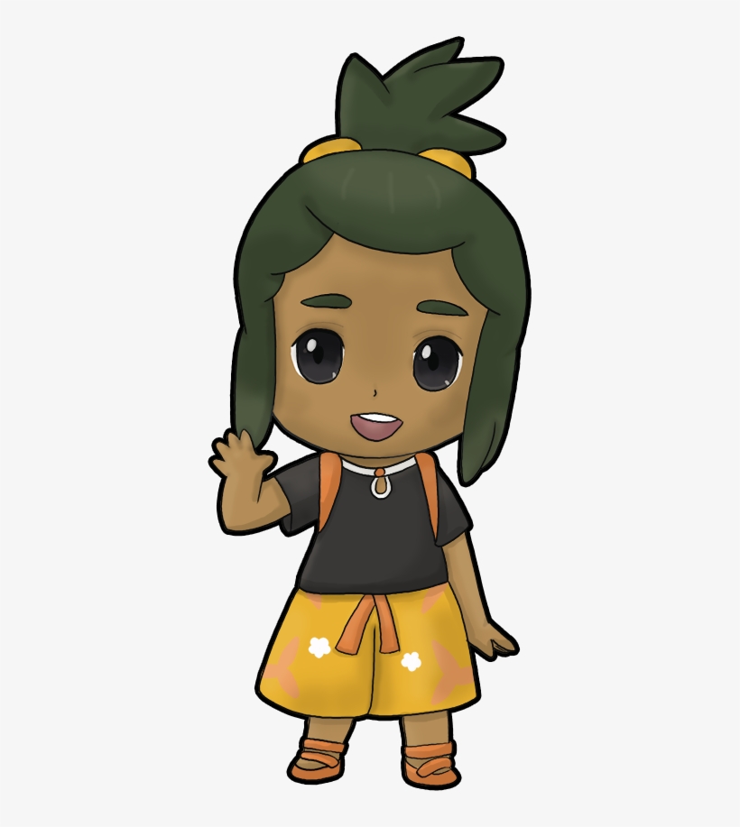 Hau Chibi Outline - Cartoon, transparent png download