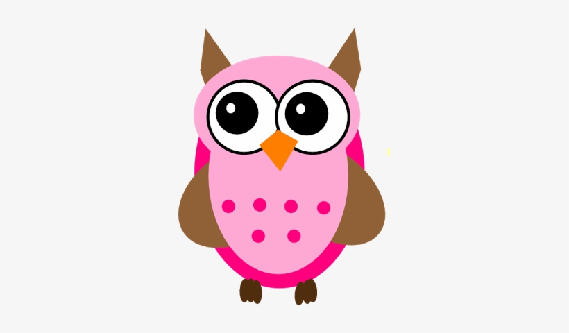 Clipart Info - Pink And Brown Owls, transparent png download