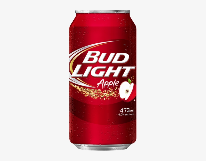 Bud Light Apple Can, transparent png download