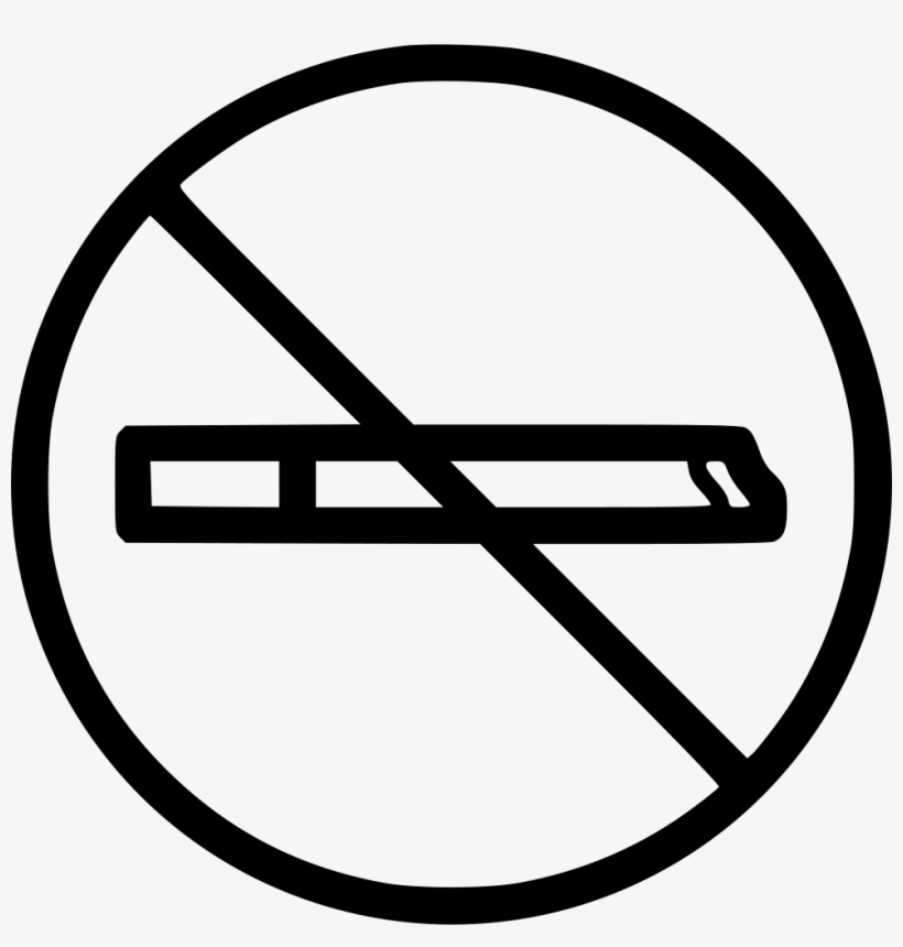 No Smoking Sign - Soy Free Icon, transparent png download