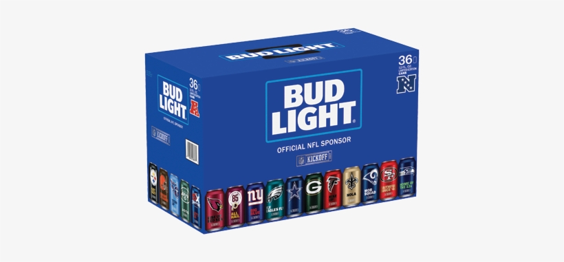 Bud Light Nfl 36pkc - Bud Light Nfl 36 Pack, transparent png download