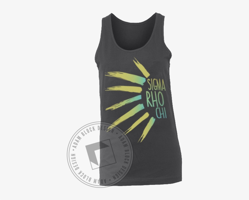 14302 Sigma Chi Rho Sun Tank - Active Tank, transparent png download