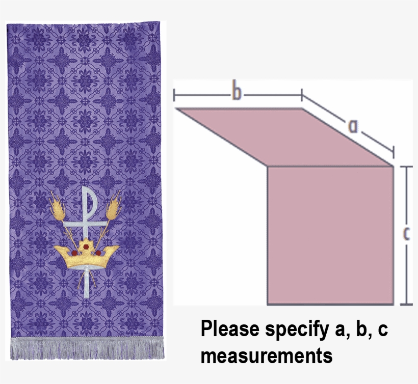 Theological Threads-indigo Lectern Hanging With Chi, transparent png download