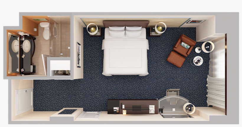 Executive King Room - Hilton Orlando, transparent png download