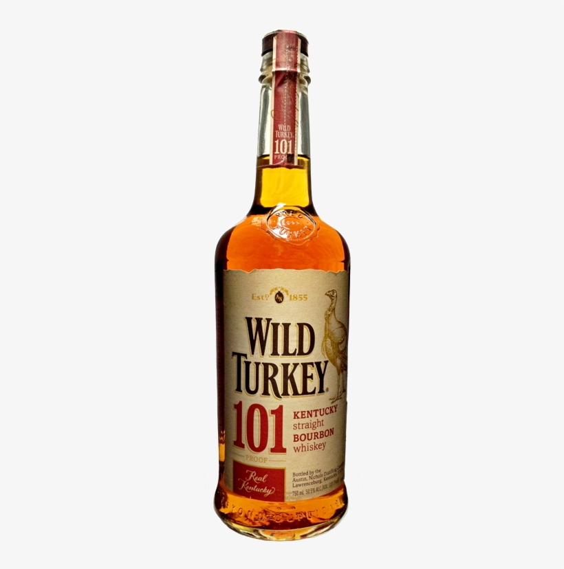 Wild Turkey 81 Wild Turkey 101 - Wild Turkey Kentucky Straight Bourbon Whiskey - 750, transparent png download