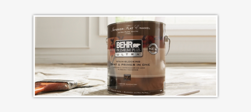 Behr Premium Plus - Behr Premium Plus Ultra 1 Gal. Deep Base Flat/matte, transparent png download