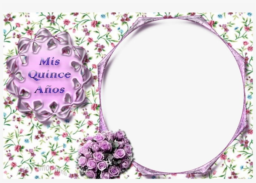 Hecho Por Llampac - Marcos Para Fotos De Xv Años En Morados Png, transparent png download