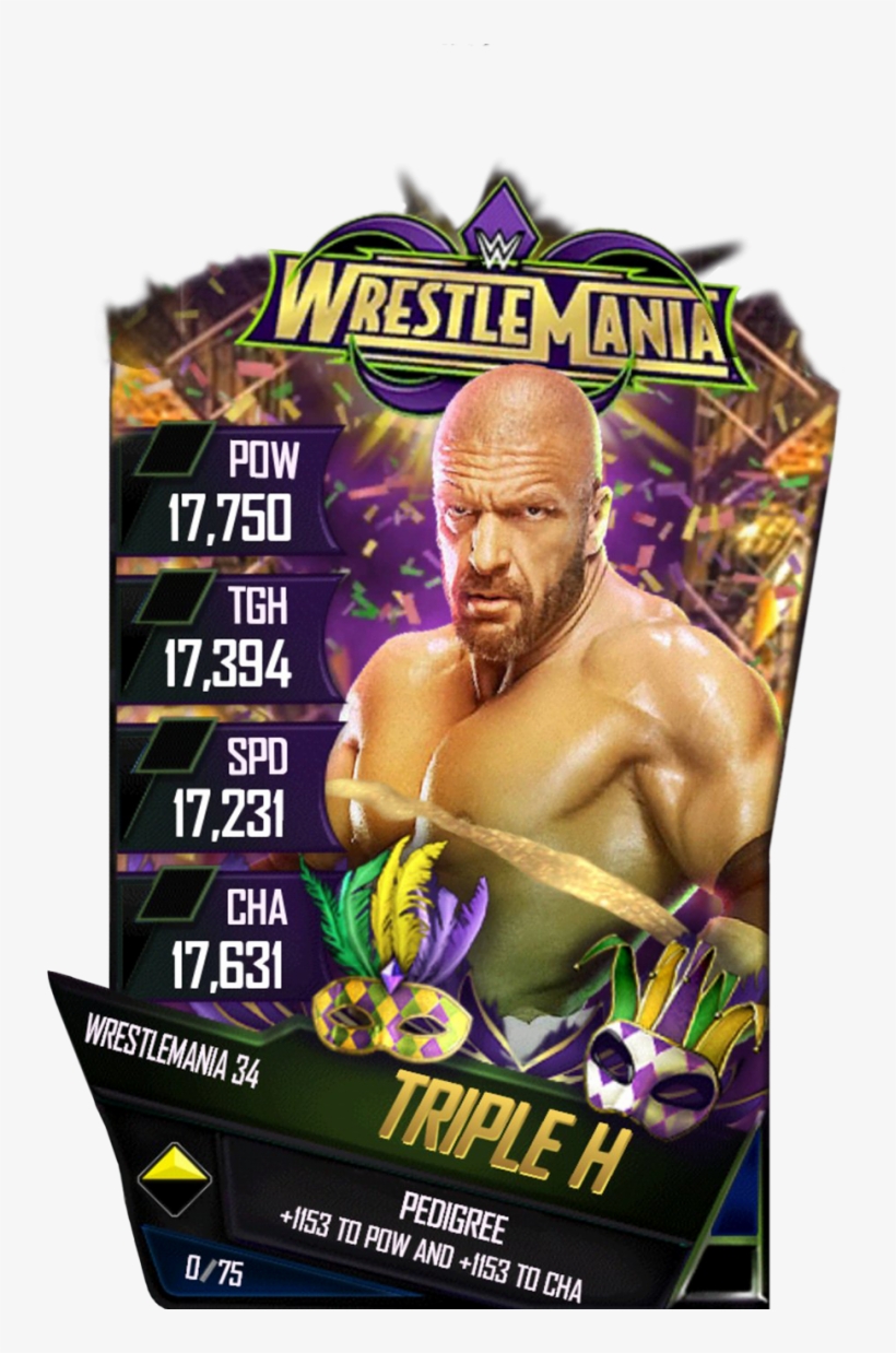 Tripleh S4 19 Wrestlemania34 - Wwe Supercard Pete Dunne, transparent png download