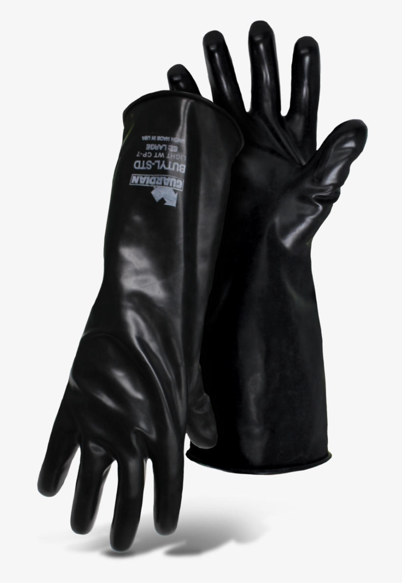 Guardian Butyl Rubber Glove 7 Mil Smooth Usa Made - Rubber Glove, transparent png download