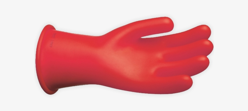 Chance Class 0 Rubber Gloves Red 11" - Plastic, transparent png download