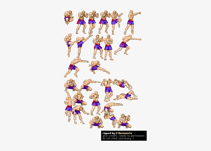 •m - Bison Http - //i - Imgur - Com/r1mtq •ryu Http - Street Fighter Sagat Sprite, transparent png download