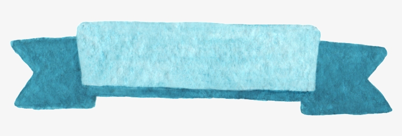 Blue Banner Transparent Decorative - Portable Network Graphics, transparent png download