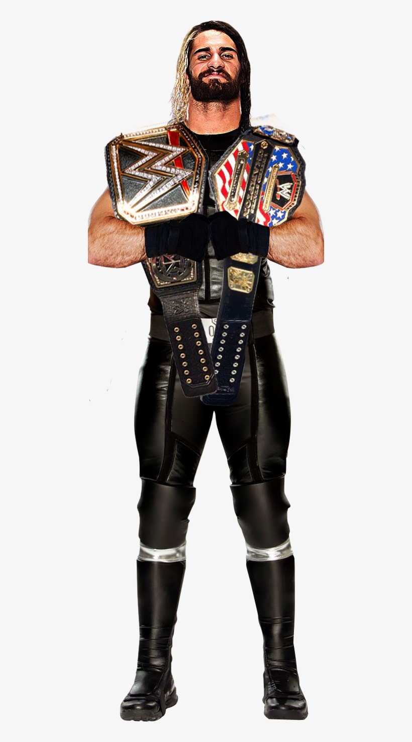 Seth Rollins Wwe Wh Usa Champion Photomontage By Tobiasstriker - Seth Rollins Wwe Us Champion, transparent png download