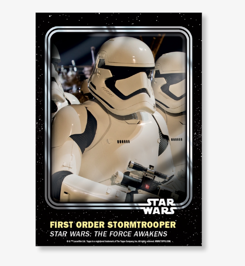 First Order Stormtrooper - Jimmy Smits Autographed Trading Card Star Wars 2016, transparent png download