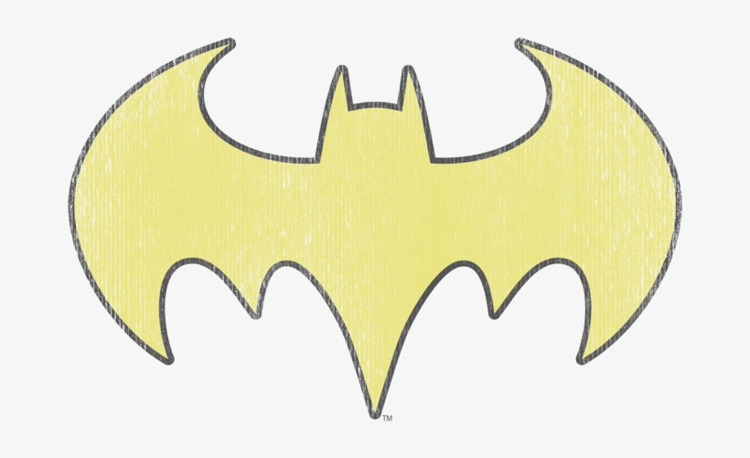 Dc Comics Batgirl Logo Distressed Pullover Hoodie - Batgirl Logo, transparent png download