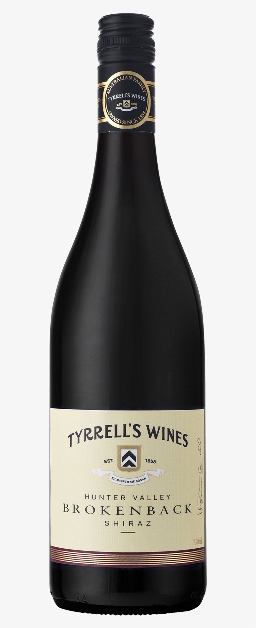 Tyrrell's Brokenback Shiraz - Bouchaine Pinot Noir 2015, transparent png download