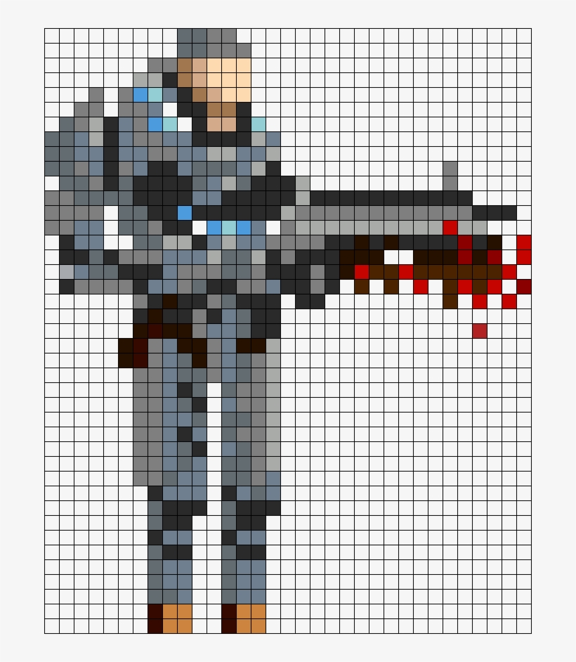 Marcus Fenix Perler Bead Pattern / Bead Sprite - Creative Arts, transparent png download