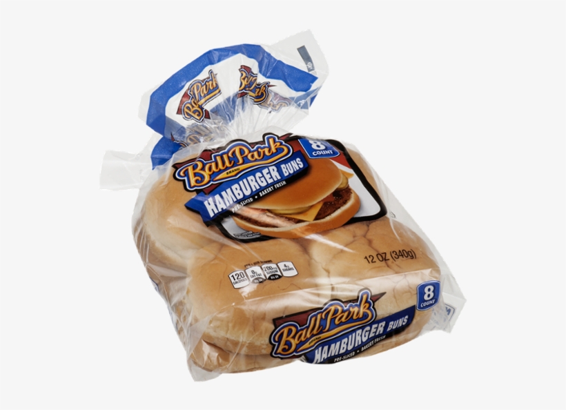 Ball Park Hamburger Buns - 8 Count, 12 Oz Bag, transparent png download