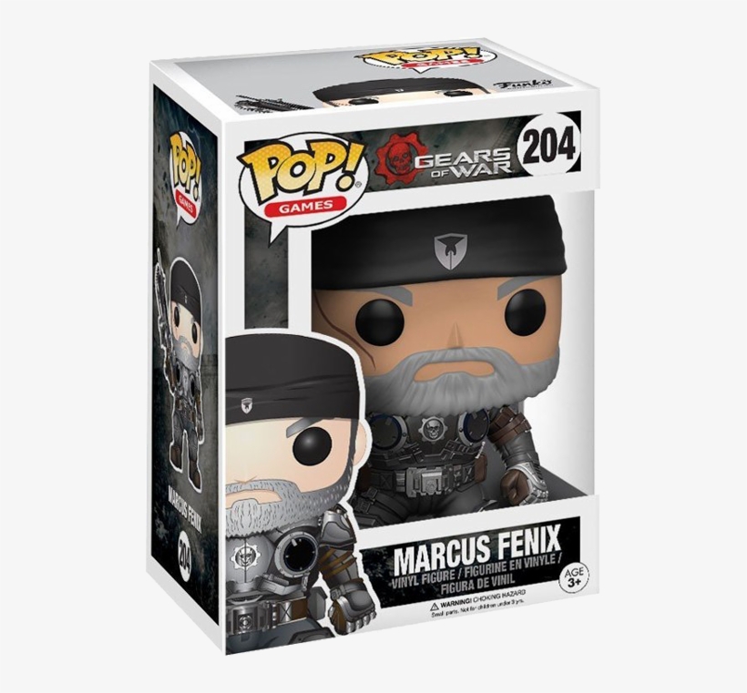 Funko Pop Marcus Fenix - Marcus Fenix Funko Pop, transparent png download