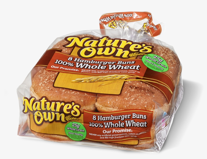 100% Whole Wheat Sandwich Rolls - 100 Whole Wheat Buns, transparent png download