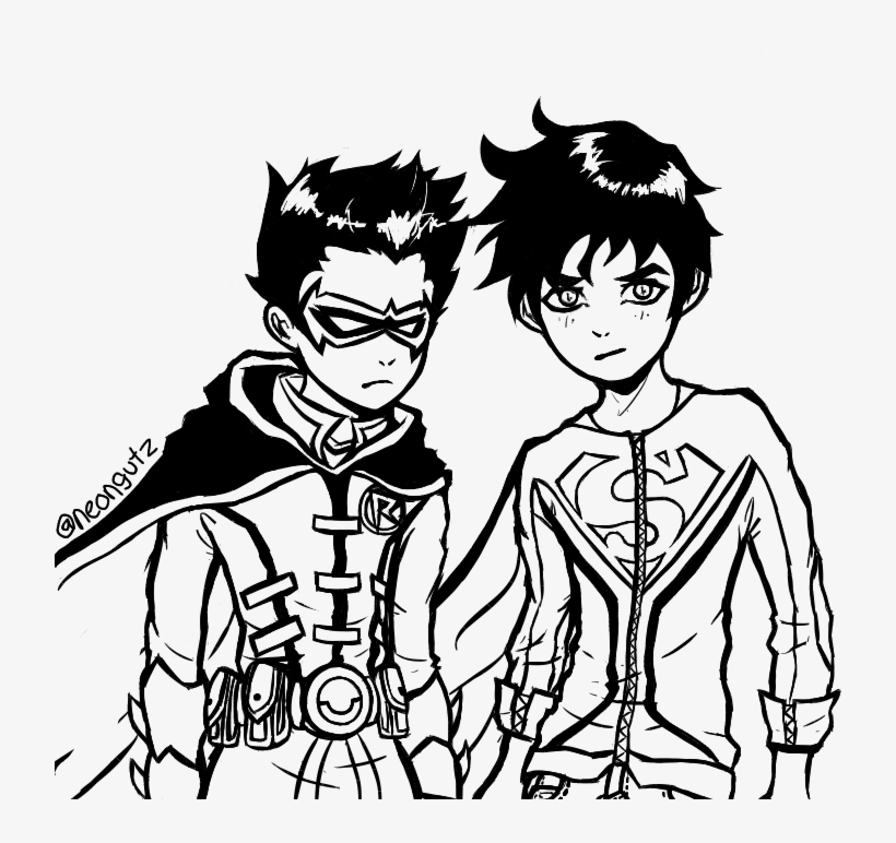 “yeyeye This Is P Good I Wanna Color It But I Gotta - Jon Kent Drawing, transparent png download