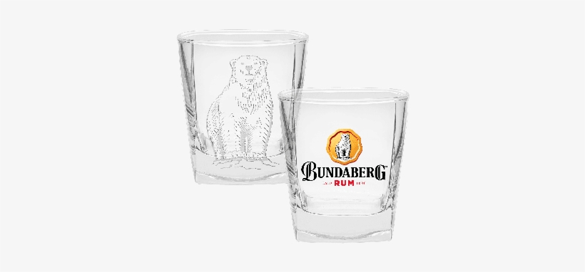 Bundy Bear Set Of 2 Spirit Glasses - Bundaberg, transparent png download