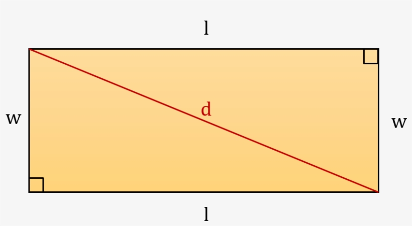 Our Diagonal Of A Rectangle Calculator Allows You To - Peach, transparent png download