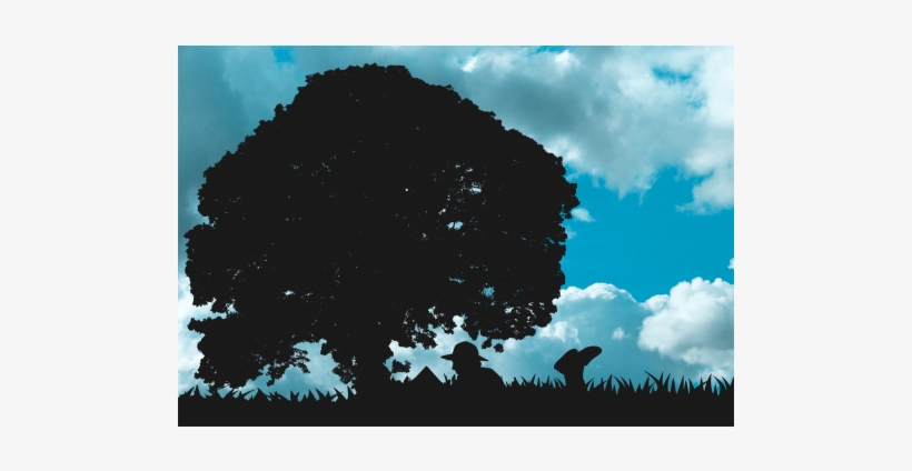 Reading Silhouette - Siluet Orang Membaca Buku, transparent png download